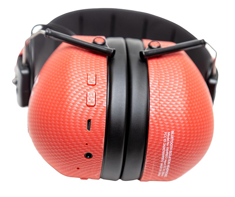 Vic Firth Bluetooth Isolation Headphones, Red (VXHP0012) - Image 5
