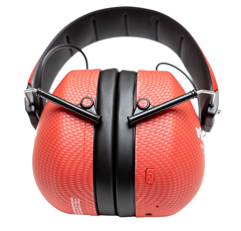 Vic Firth Bluetooth Isolation Headphones, Red (VXHP0012) - Image 3