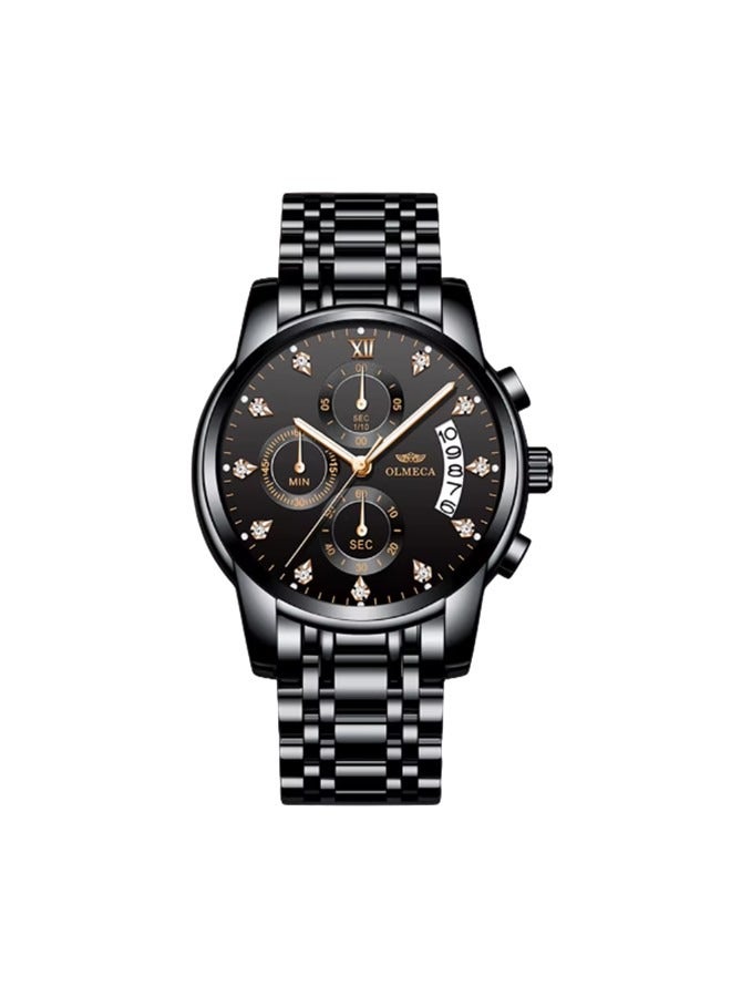 أولميكا ساعة كرونوغراف Olmeca للرجال مقاومة للماء بتصميم فاخر ودقة في تحديد الوقت وبنية متينة - Image 1