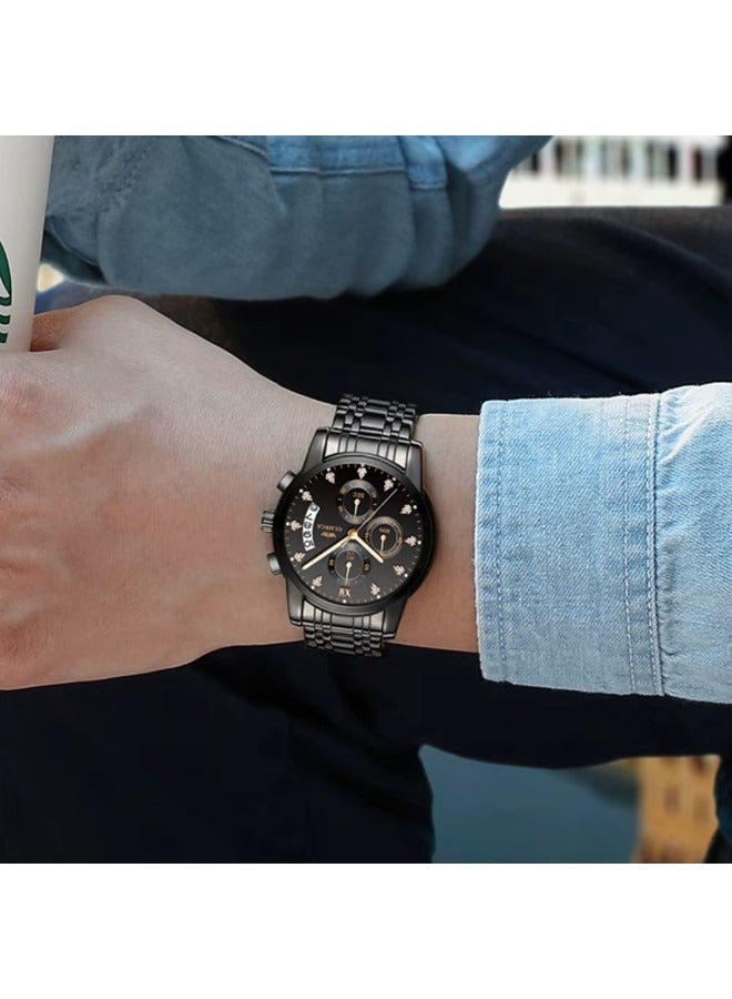 أولميكا ساعة كرونوغراف Olmeca للرجال مقاومة للماء بتصميم فاخر ودقة في تحديد الوقت وبنية متينة - Image 5