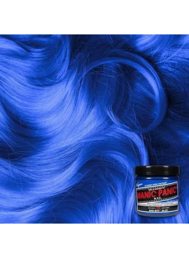 Manic Panic Classic High Voltage Semi-Permanent Hair Color Cream Bad Boy Blue 118ml - Image 2