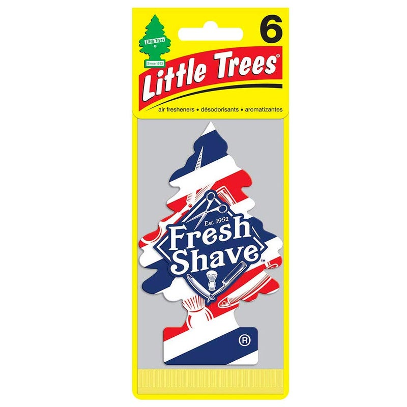 Little Trees Car Air Freshener 6Pack Fresh Shave