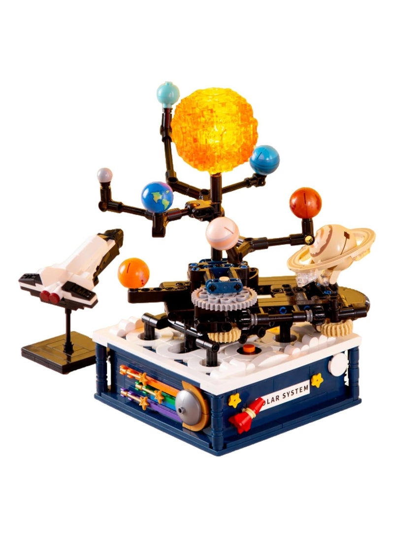 Solar System Model Kit for Kids, 775-Piece Creative Building Toy for Astronomy Learning, Educational Science Experiment Gift for Ages 8-14 and Up, Fun Learning Kits for Young Explorers. - Image 1