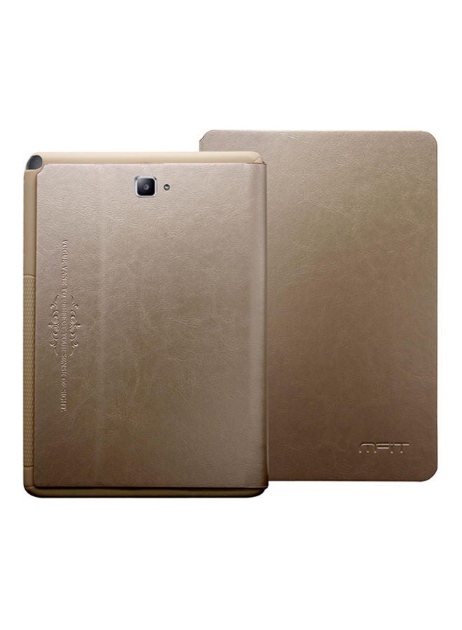 NIBEMINENT Flip Case Cover For Samsung Galaxy Tab A T580/T585 10.1-Inch Gold