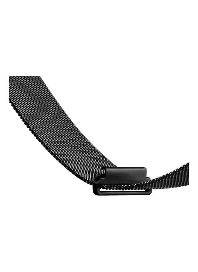 NIBEMINENT - Gear S3 Band,Galaxy Watch Bands Milanese Loop Stainless Steel Strap Wrist Replacement Band Black - Image 1