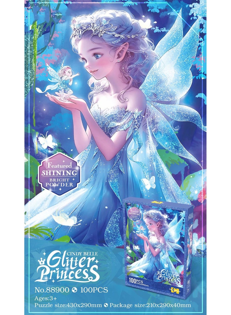 100-Piece Princess Jigsaw Puzzle - Kid Toy - Brain Games - Child Education Development Toy - Image 1