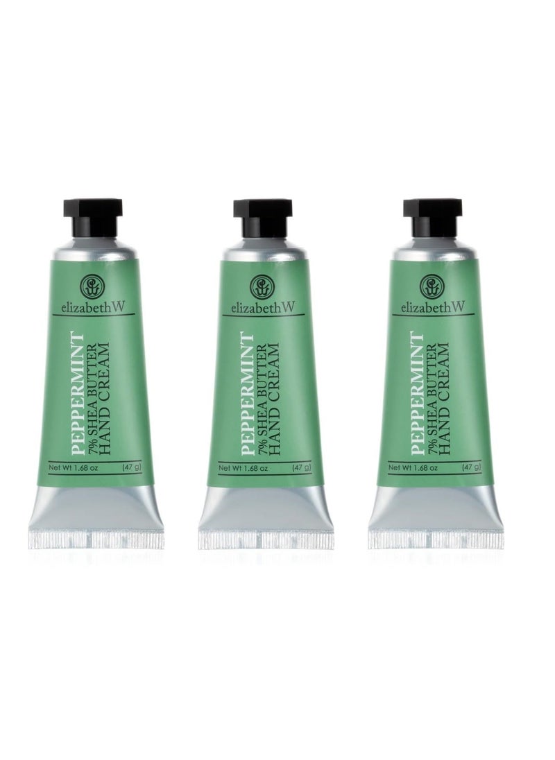 elizabeth W elizabeth W Peppermint Hand Cream 168 oz Set of 3 