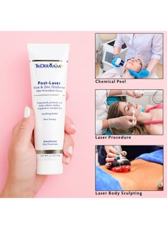 TriDerma TriDerma Post Laser Aloe & Zinc Occlusive Post Treatment Cream for Use After Chemical Peels, Micro-Needling or Laser Treatments 3.3 oz  - Image 2