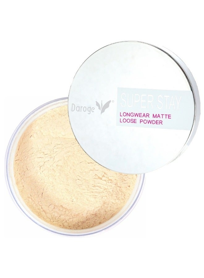 daroge Super Stay Matte Makeup Loose Powder (Blond) 9 Grams - Image 1