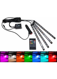 Carub 12V 4 LED Underfoot Lamps with Remote Control  - Image 1