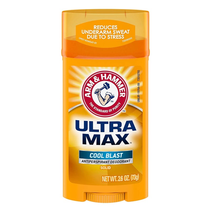 Arm & Hammer ARM  HAMMER ULTRAMAX AntiPerspirant Deodorant Solid Cool Blast 26 oz Pack of 6