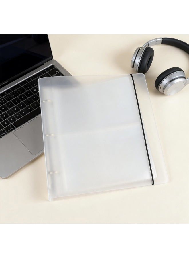 BYSLBTY 4x6 Index Card Holder,100 Card Sleeves, Holds 200 Pieces Cards, Recipe Card protectors, Flash Cards Organizer(4X6) - Image 5