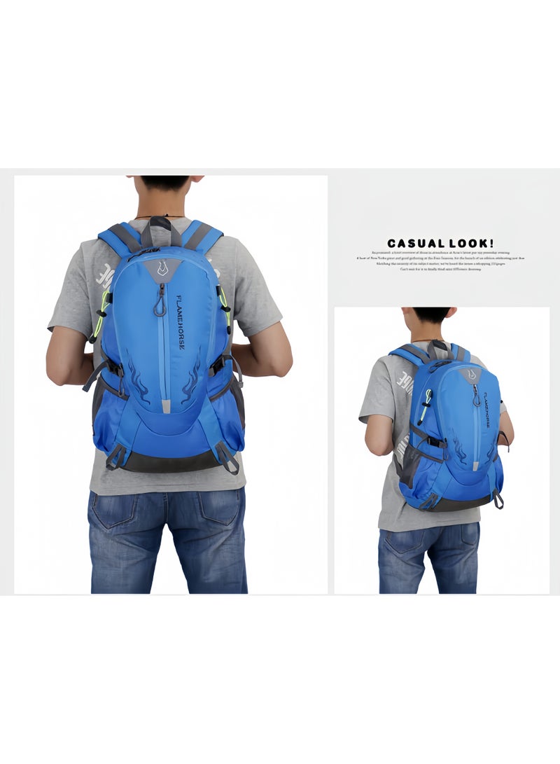 FLAMEHORSE Backpack Outdoor Mountaineering Bag Waterproof Backpack Men And Women Large Capacity Travel Backpack - Image 3