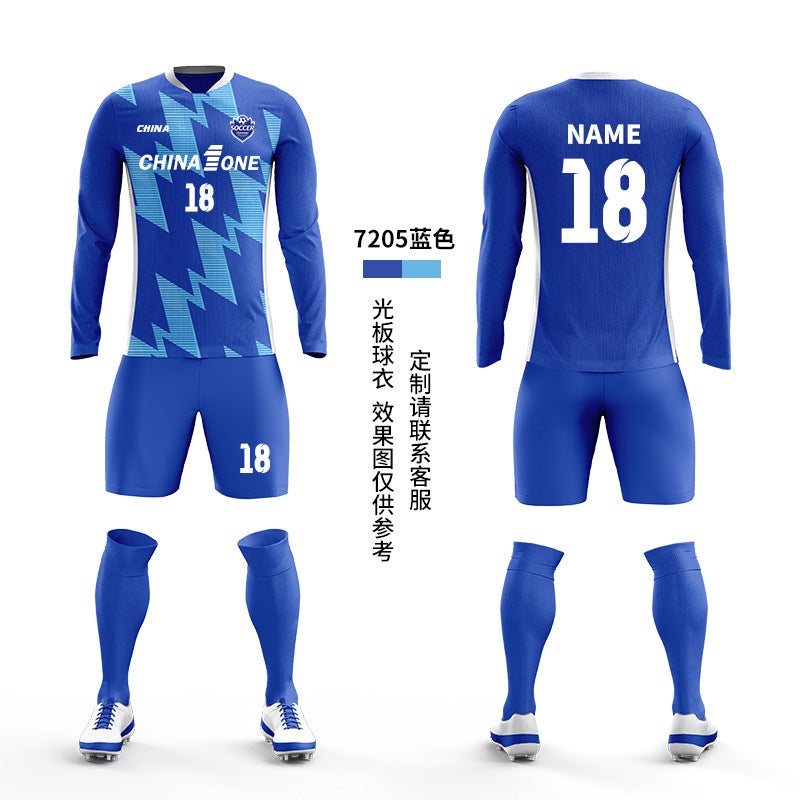 Children's Clothing Men's and Women's Long-sleeved Short-sleeved Volleyball Clothing Primary and Middle School Students Football Clothing Competition Sports Volleyball Training Team Clothing - Image 1