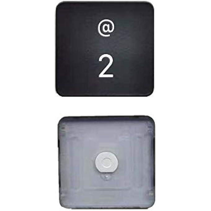 REPLACEMENT INDIVIDUAL NUMBER 2 @ KEY CAP AND HINGES ARE APPLICABLE FOR MACBOOK PRO 13&16INCH MODEL A1989 A1990 AND FOR MACBOOK AIR MODEL A1932 KEYBOARD TO REPLACE THE NUMBER 2 @ KEYCAP AND HINGE - Image 2