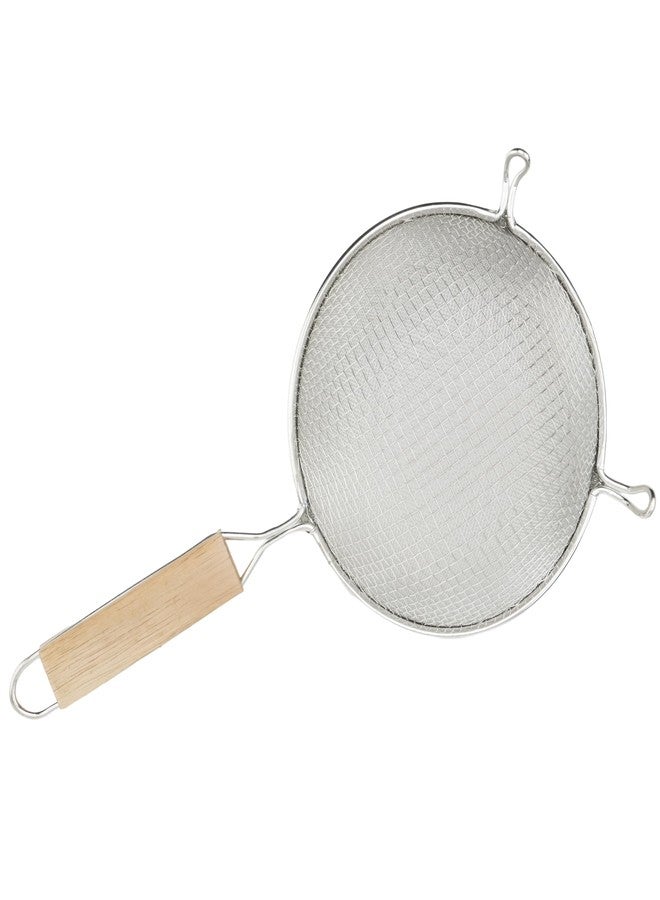 Winco Strainer, 6.25-Inch Diameter, Fine Double Mesh, Medium, Tin, Tan - Image 5