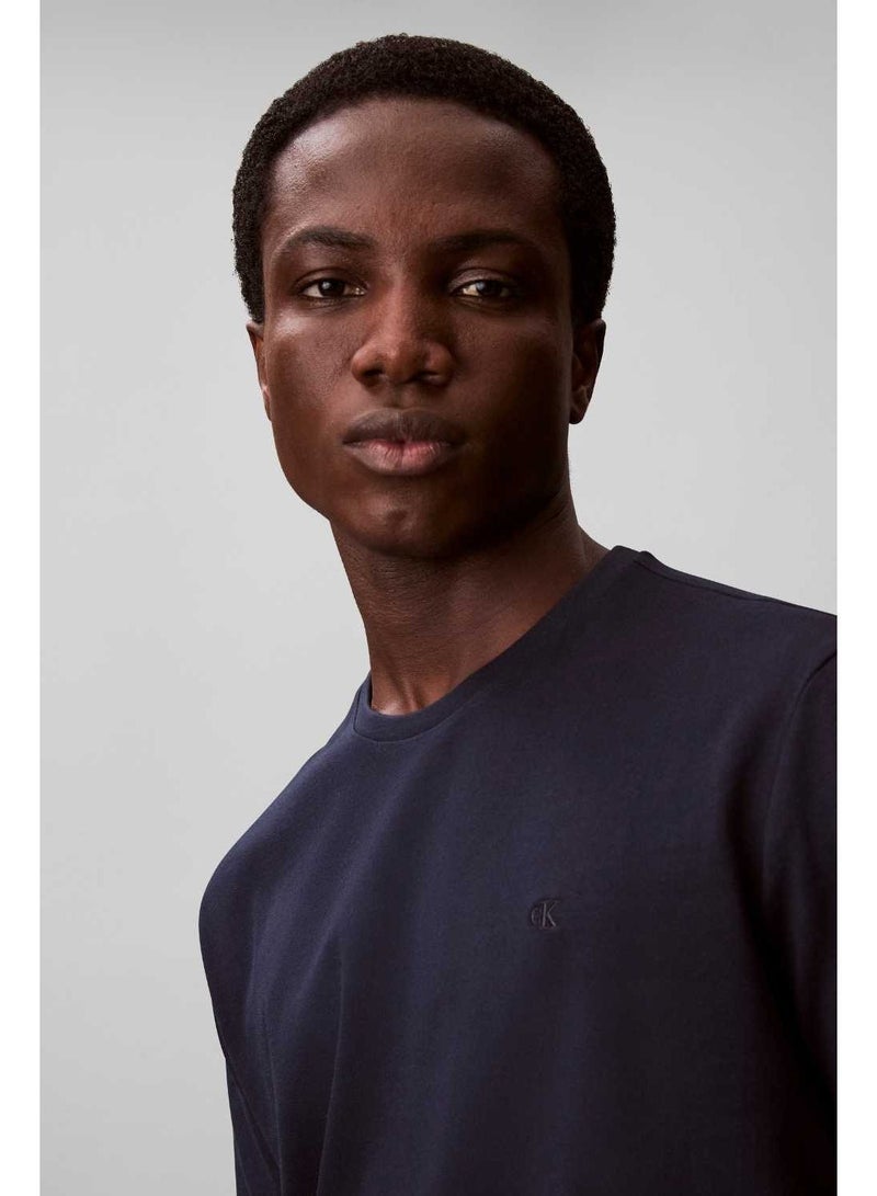 CALVIN KLEIN Monogram Logo Cotton T-Shirt - Image 4