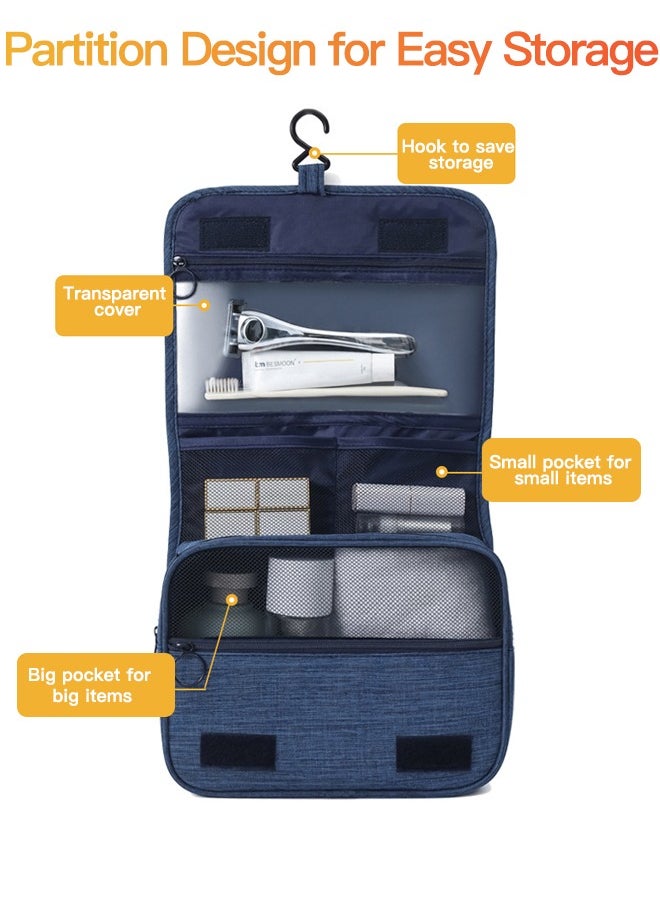 Generic Hanging Travel Toiletry Bag for Men and Women, Hygiene Bag, Waterproof and Multifunctional Cosmetics Organizer for Accessories/Shaving/Grooming/Cosmetic/Toiletries  - Image 3