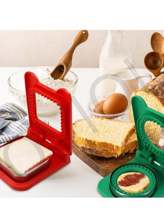Sandwich Cutter Sealer (Set of 2 Round and Sqaure) Sandwich Cutter Shapes for Kids Pocket Square Sandwich Molds Cutter and Sealer Uncrustable Sandwich Cutter for Kids Pocket Sealer(Multicolour) - pzsku/Z1C72EB1E3DE5A8C49674Z/45/1746231945/56427038-e32c-4614-ac30-bc7f7c351378