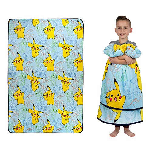 Franco Kids Bedding Super Soft Plush Throw Blanket 62 in x 90 in Pokemon