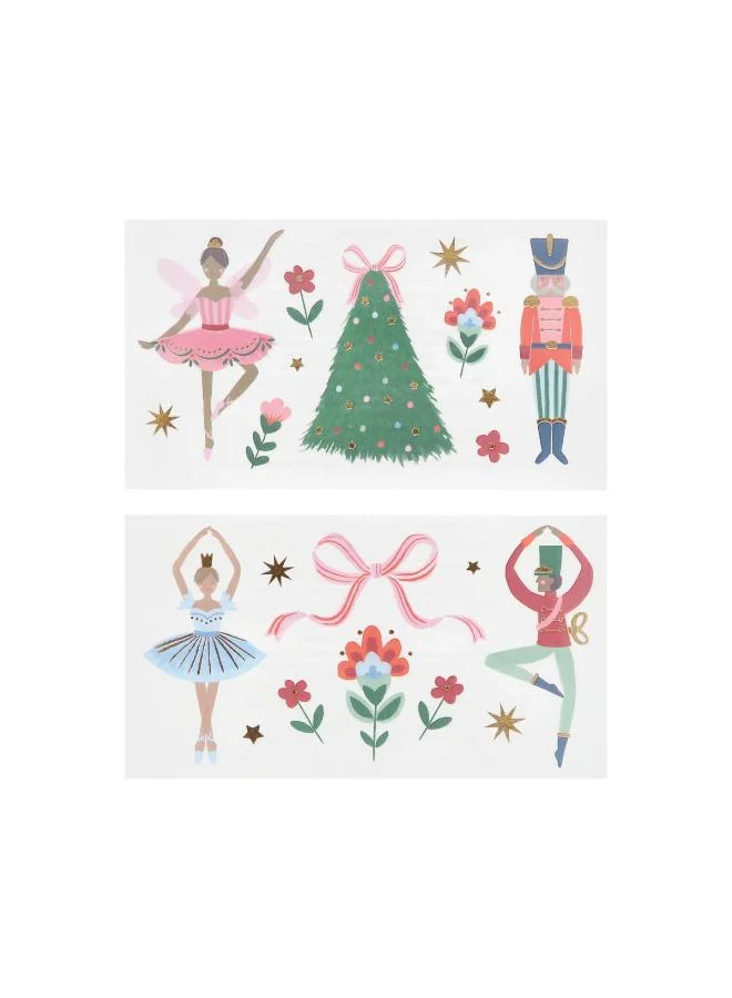 Meri Meri Nutcracker Ballet Temporary Tattoos