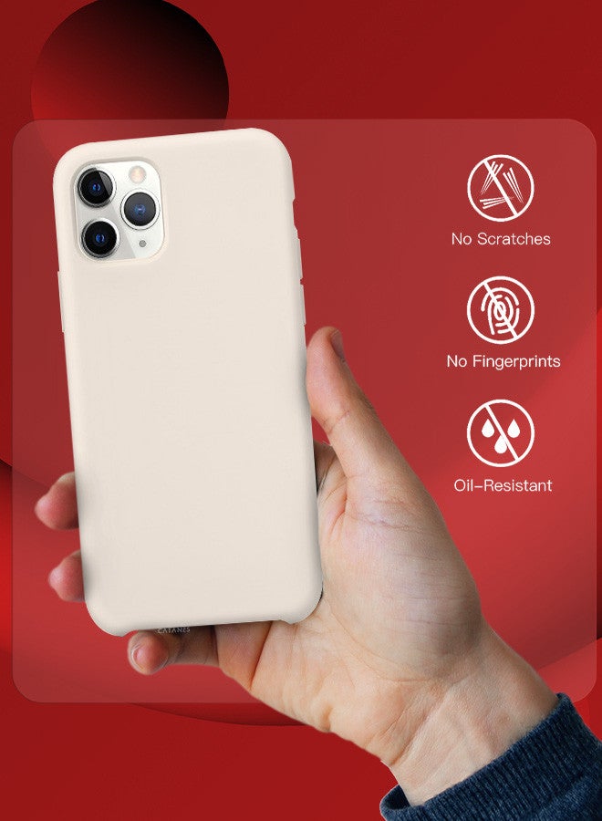 CATANES [for iPhone 11 Pro Max] Silicone Case Shockproof Protective Case Anti Scratch Smooth Case Cover/Linen - Image 4