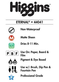 HigginS Black Eternal Ink, 2.5 Oz Bottle (44041)  - Image 4