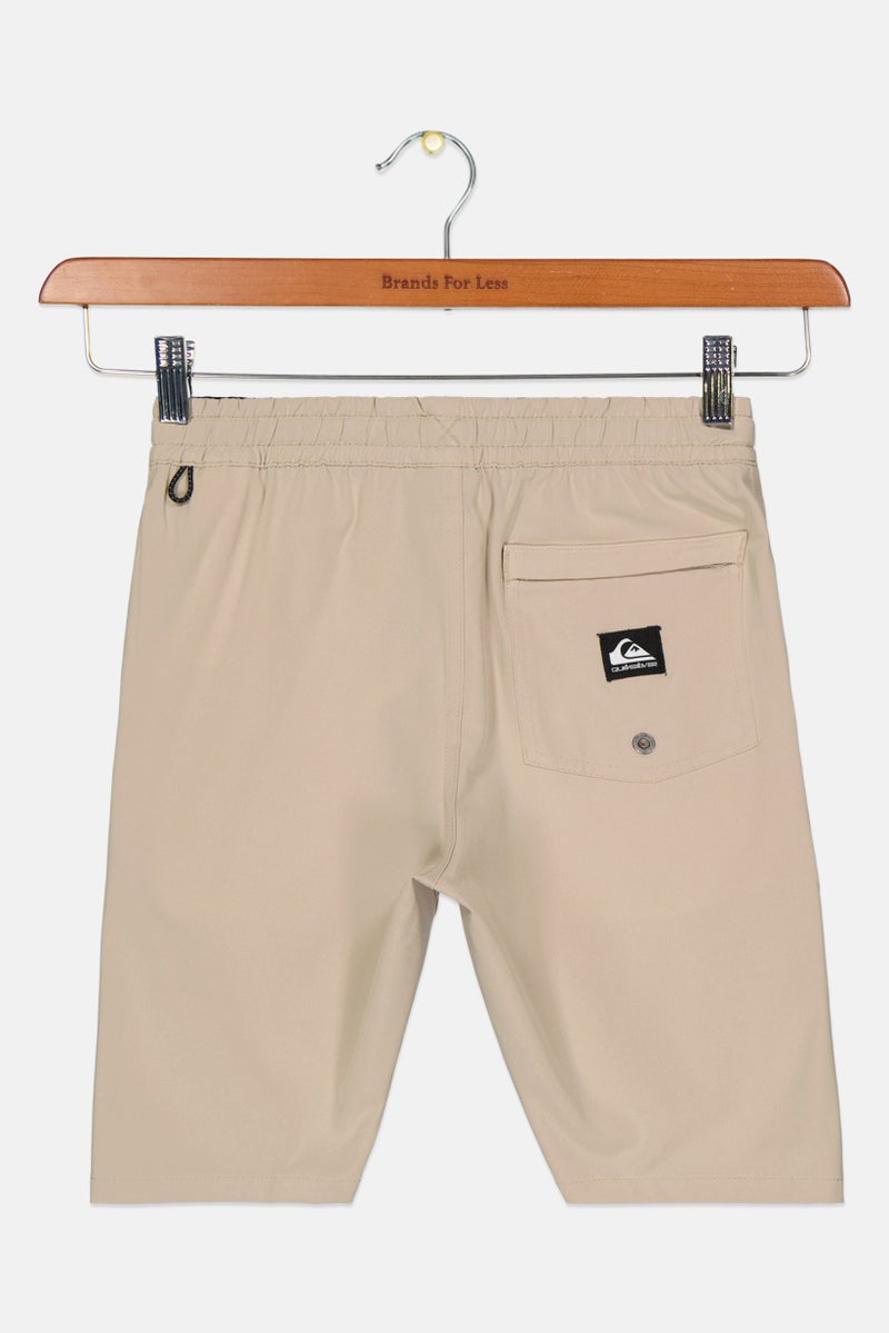 QUIKSILVER Kids Boy Plain Hybrid Shorts, Tan - Image 2