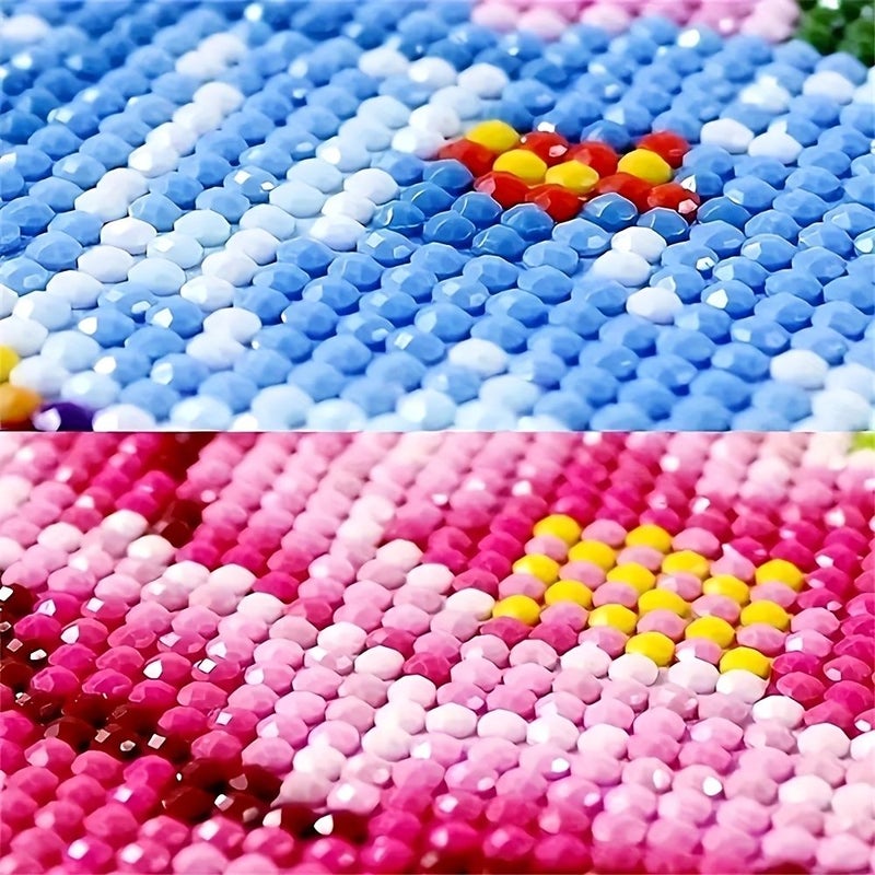 طقم رسم ألماسي خماسي الأبعاد (5D) لرائد فضاء ينفخ فقاعات، مقاس 11.81 × 11.81 بوصة - Image 3