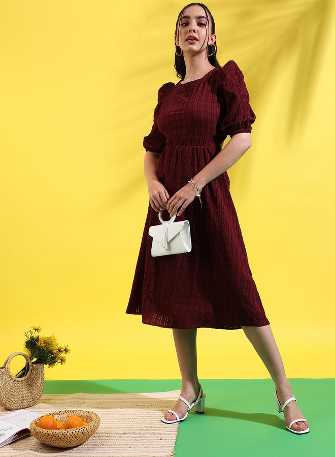 كامبوس سوترا فستان بأكمام منفوشة - Image 4