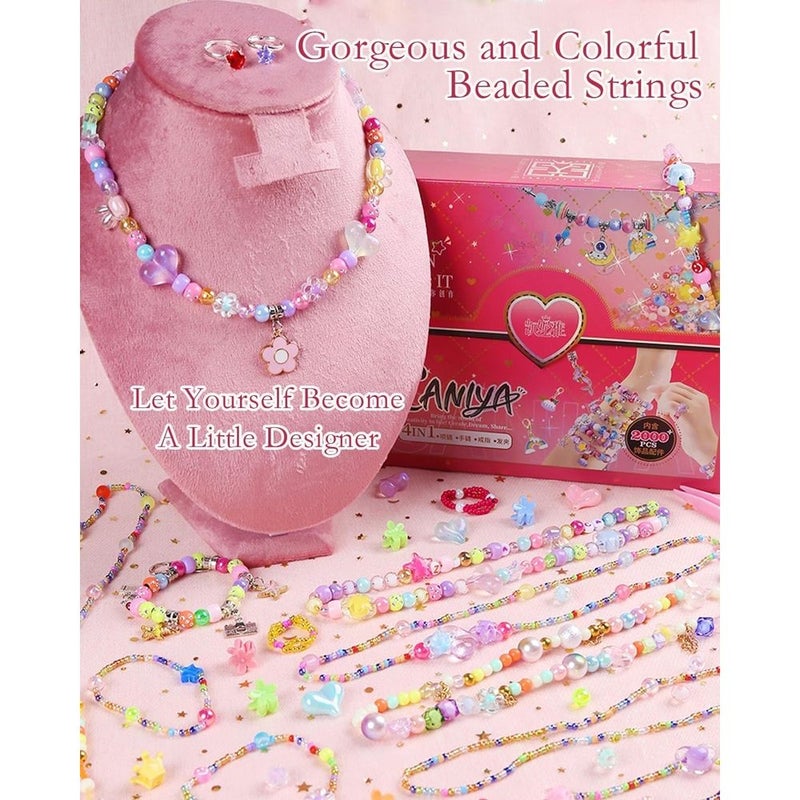 حقيبة الخرز 4 في 1 للأشغال المتنوعة 2000 خرزة - 955-71 - Image 3