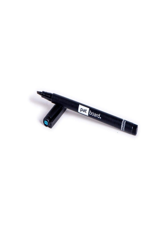 PATBOARD Non-permanent Markers Black 1x (1-2.5mm) - Wet Erase Pen - B - Image 1