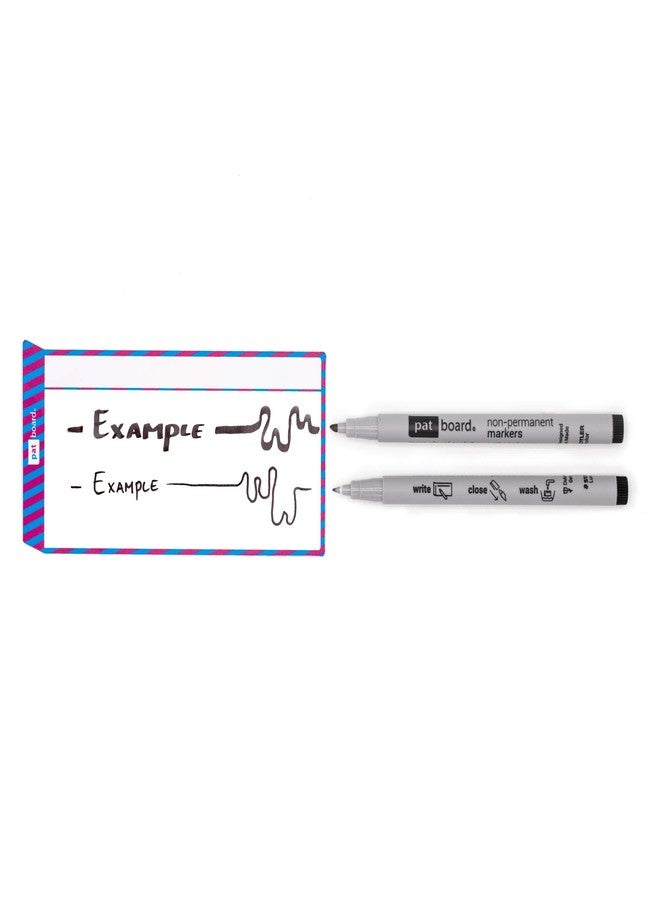 PATBOARD Non-permanent Markers Black 1x (1-2.5mm) - Wet Erase Pen - B - Image 3