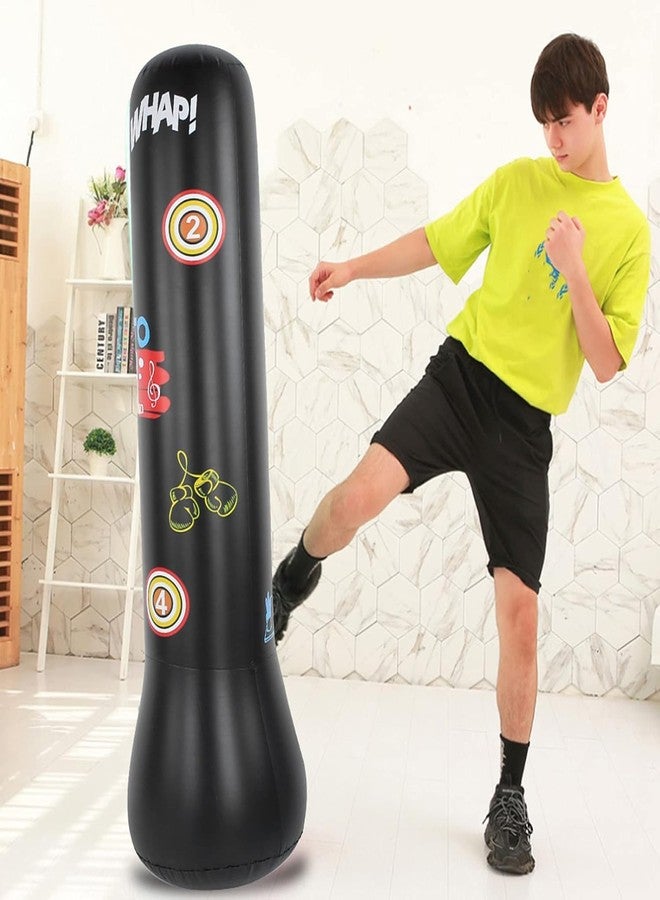 Swabs® Boxing Sandbag, Stable and Sturdy Easy to Carry,Punching Bag for Adults and Children Pressure Relief Toy Good Exercise Tool Outdoor Indoor - Image 5