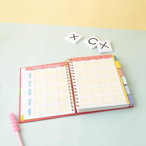 QWIRK Undated Planner - Hardbound Productivity Organizer with Daily, Weekly & Monthly Sections - Goal Setting, Habit & Mood Tracking, To-Do Lists, Sticker Book - Image 3
