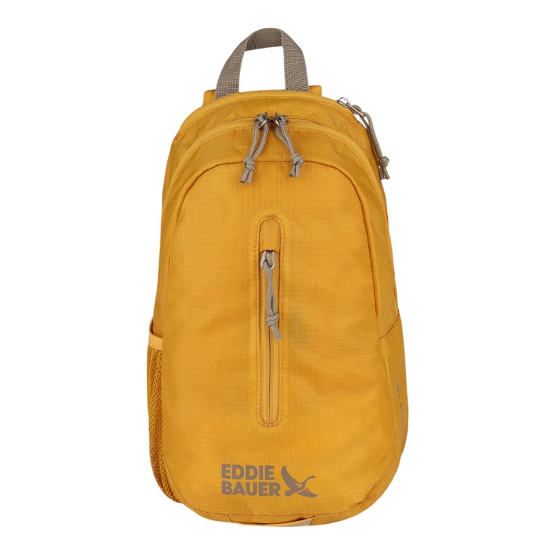 Eddie Bauer Stowaway Packable Sling Bag Foldable Travel Outdoor Lightweight Compact Everyday Carry Ripstop Nylon 10L Field Gold - Image 2