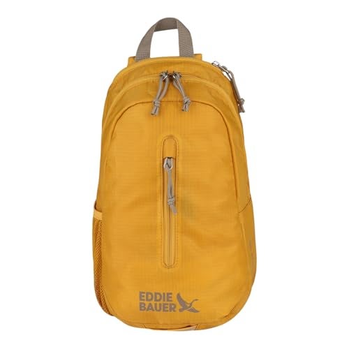 Eddie Bauer Stowaway Packable Sling Bag Foldable Travel Outdoor Lightweight Compact Everyday Carry Ripstop Nylon 10L Field Gold - Image 1