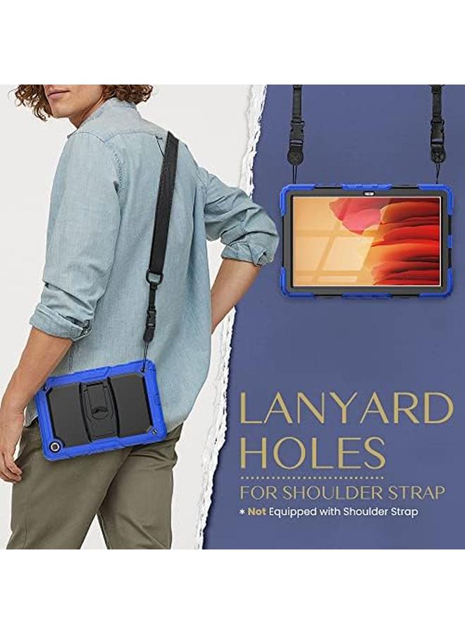 Samsung Galaxy Tab A7 Case Cover For Galaxy Tablet A7 Case 3 Layer Full Body Shock Protection For Samsung Tab A7 10.4 Inch Case Sm T500 Sm T505 Sm T507 Blue