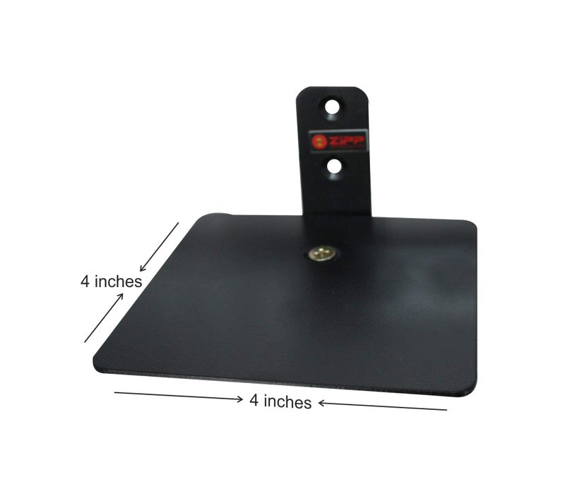 ZIPP 4 inch Book Shelf Speaker Wall Mount Stand (1pc) (Black) - Image 5