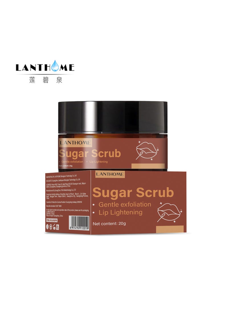Lanthome Brown Sugar Lip Scrub Exfoliating And Moisturizing Lip Balm 20g - Image 1