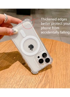 keloray iPhone 15 Pro Max Case with Camera Lens Protector, Protective Case Compatible with Wireless Charging, Anti-Scratch Shockproof Protective Electroplated iPhone 15 Pro Max Case for Women Men-Clear  - Image 4