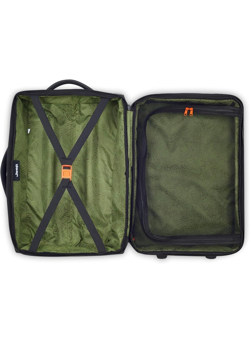 Jeep Jeep JS006B Two Wheel Rolling Travel Duffle Bag  - Image 3
