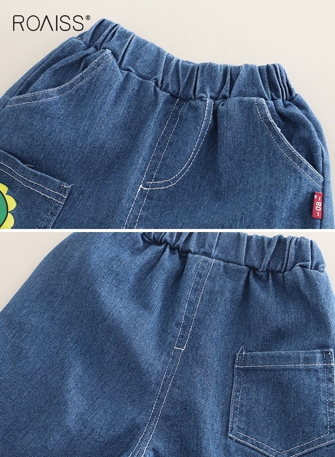 رويس طقم تي شيرت وشورت للصبي الصغير، زي أنيق مكون من قطعتين للأولاد الصغار، زي صيفي مع بلوزة بنقشة ديناصور وشورت بخصر مطاطي، مثالي للارتداء اليومي أو المناسبات المختلفة - Image 4