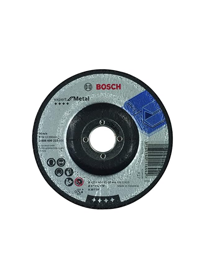 BOSCH Expert For Metal Grinding Disc For Small Angle Grinders 1 Piece 125 Mm Diameter 6.00 Mm Thickness - Image 4
