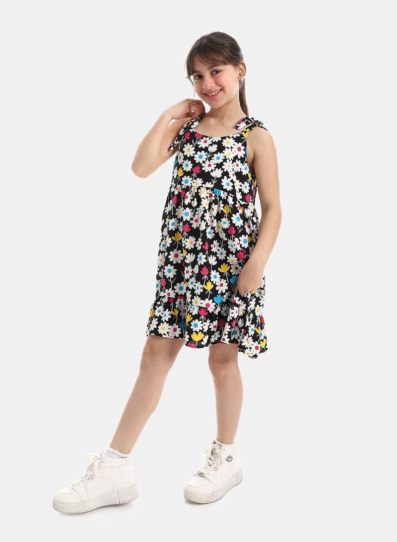 Andora Tie Shoulder Dress - Image 5