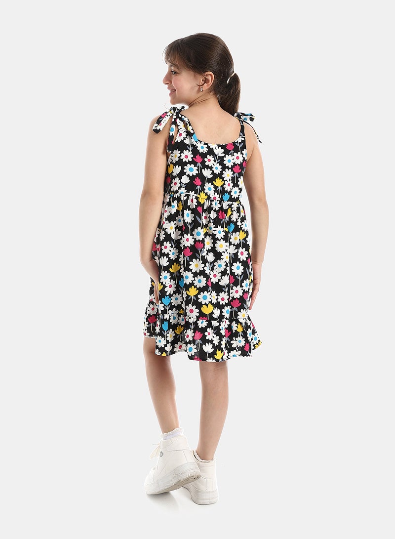 Andora Tie Shoulder Dress - Image 4