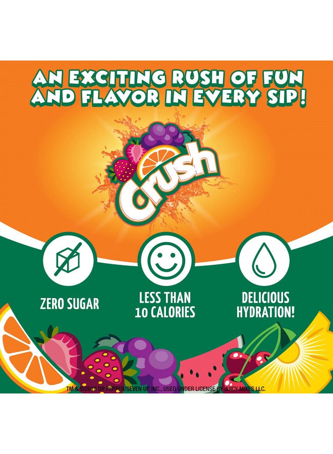 Crush- Powder Drink Mix - Sugar Free & Delicious (Summer Variety, 30 Sticks) - Image 2