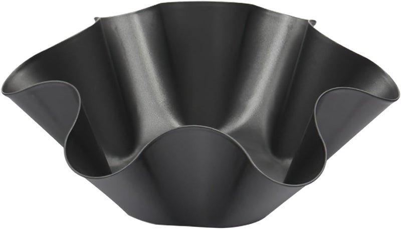 Cielasis 2 Pack 8.5" Nonstick Large Taco Shell Bowl – Carbon Steel Tortilla Maker Shell Pans Baking Molds Tostada for Frying Salad Bowls - Image 2