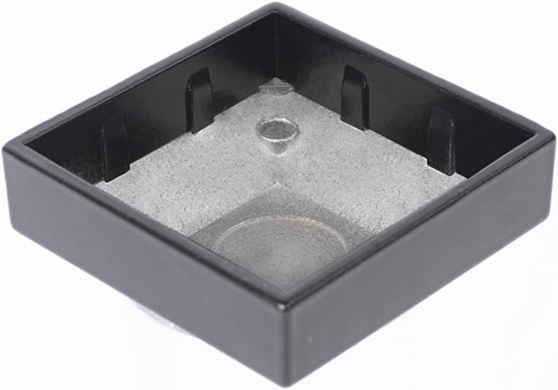 BORDERSMOVER Aluminium Fence Post Caps for True 2" x 2" Fence Posts, Aluminum, Metal,Wood,Mailbox Posts, Pyramid Post Cap Cover Pressure Fit- Black (1Pack) - Image 3