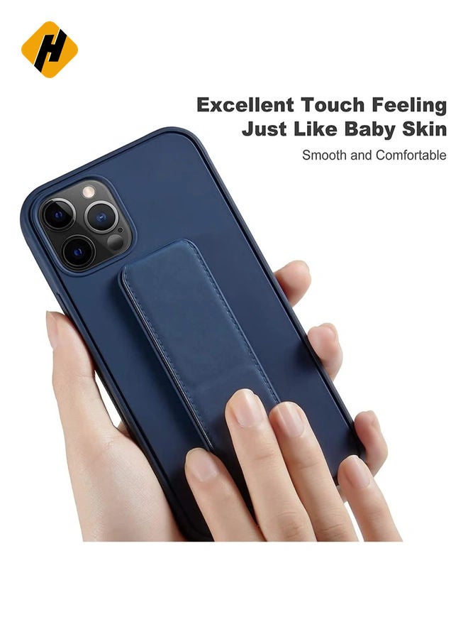 HuHa iPhone 14 Pro Max Case with Magnetic Stand & Holder, Premium Silicone Hand Strap and Grip and Multi Stand  - Image 4